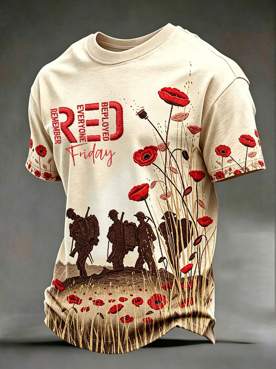 Rote Freitags-T-Shirts für Herren