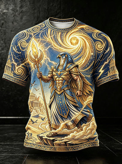 Herren-T-Shirts mit Horus aus dem Alten Ägypten