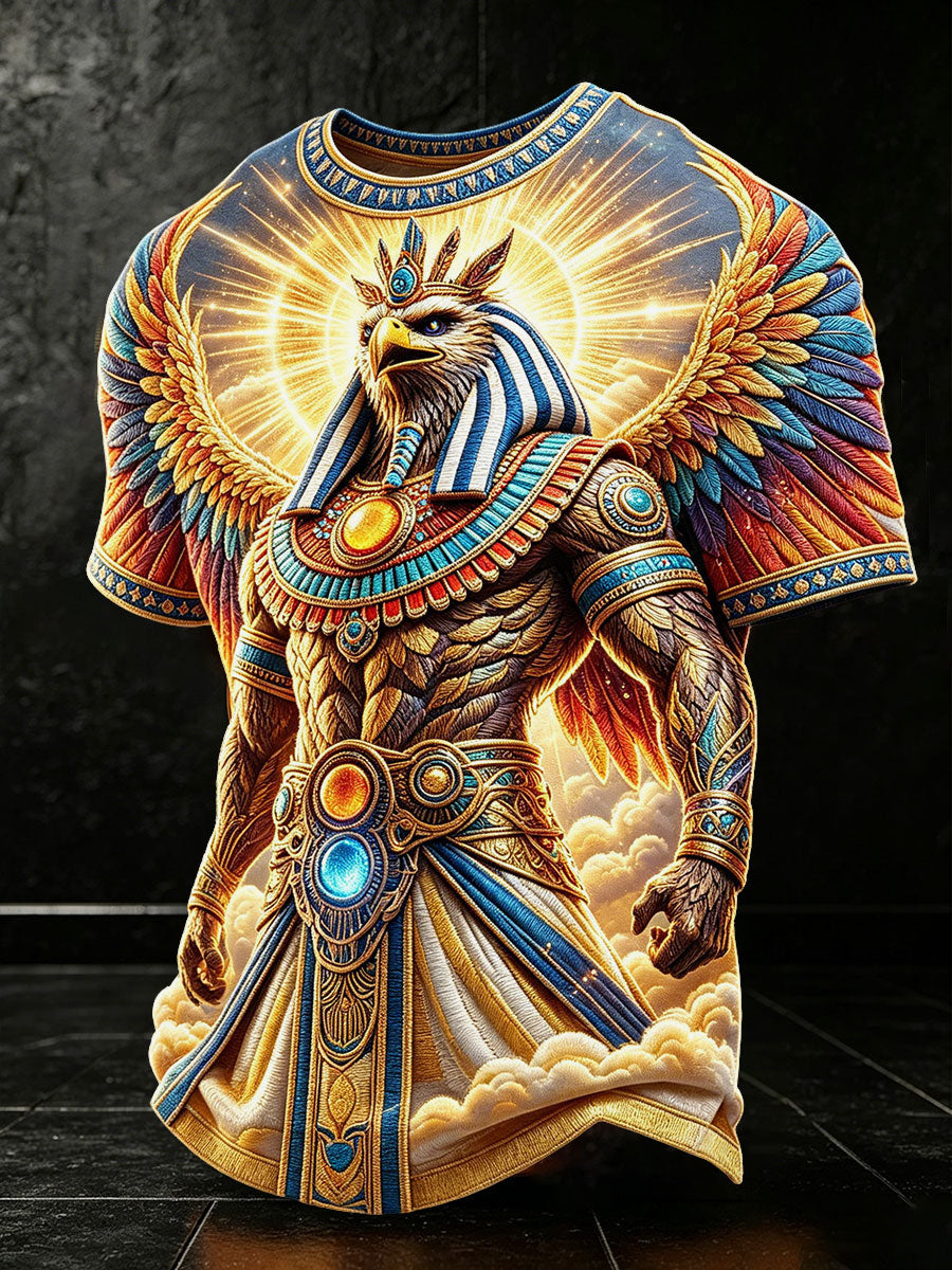 Herren-T-Shirts mit Horus aus dem Alten Ägypten