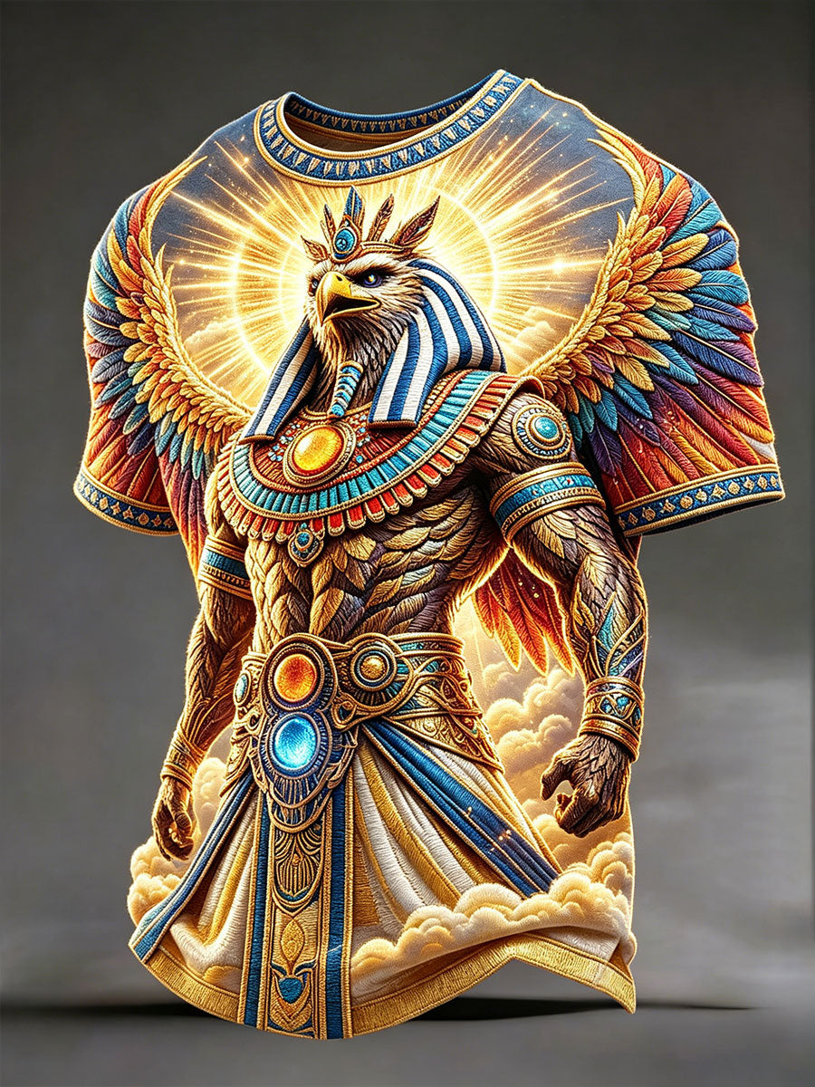 Herren-T-Shirts mit Horus aus dem Alten Ägypten