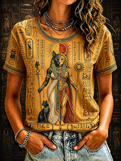 Altes Ägypten Bastet und Sekhmet T-Shirts