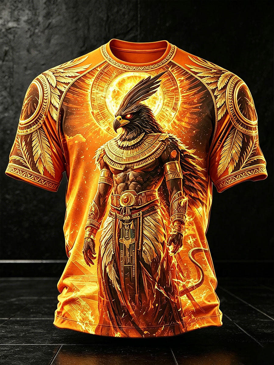 Herren-T-Shirts mit Horus aus dem Alten Ägypten