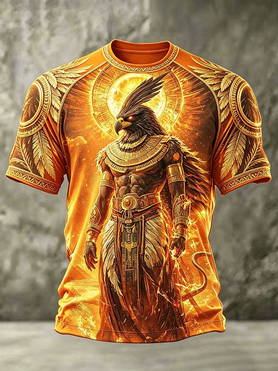 Herren-T-Shirts mit Horus aus dem Alten Ägypten