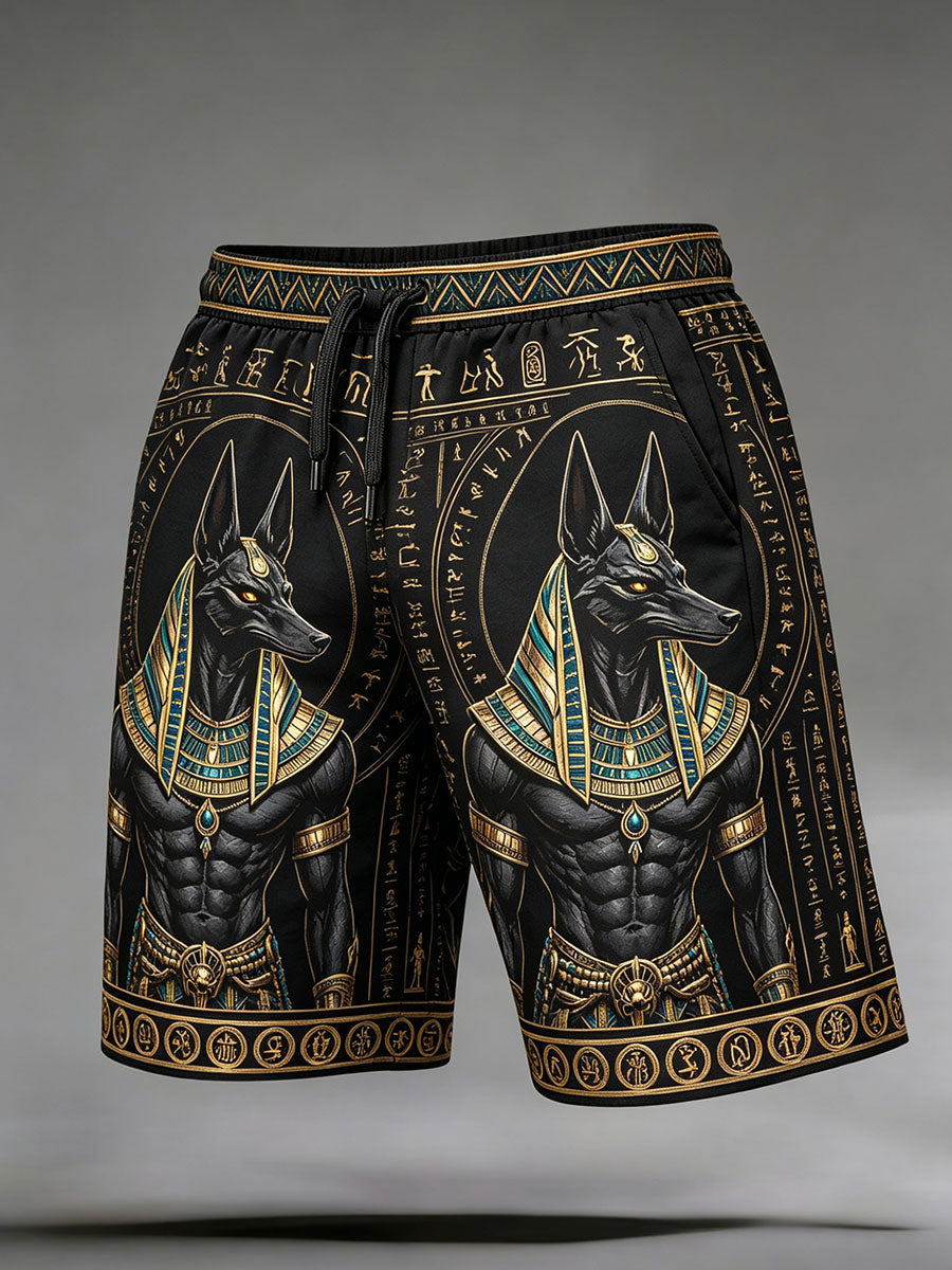 Alte ägyptische Anubis-Shorts für Männer