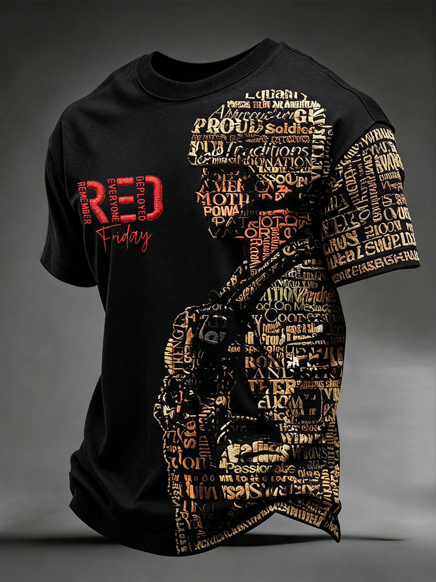 Rote Freitags-T-Shirts für Herren