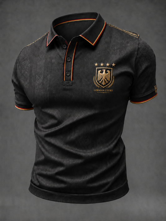 Herren-Fußballshirt mit Deutschland-Druck