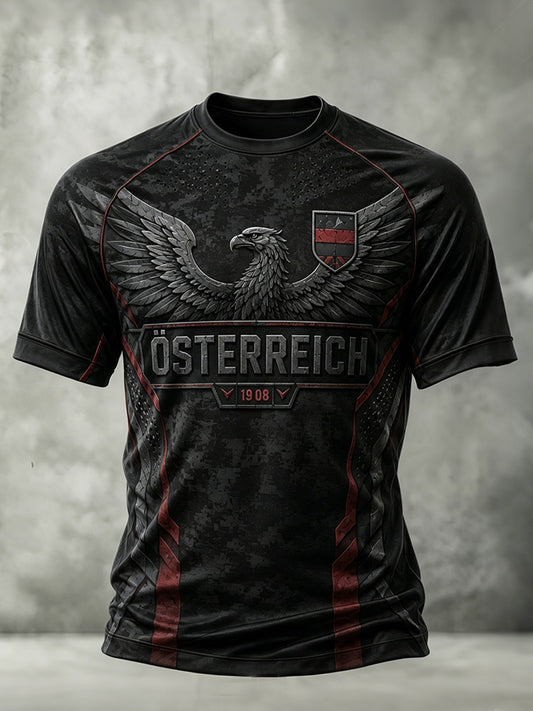 Männer Österreich Fußball Kurzarm T-Shirt