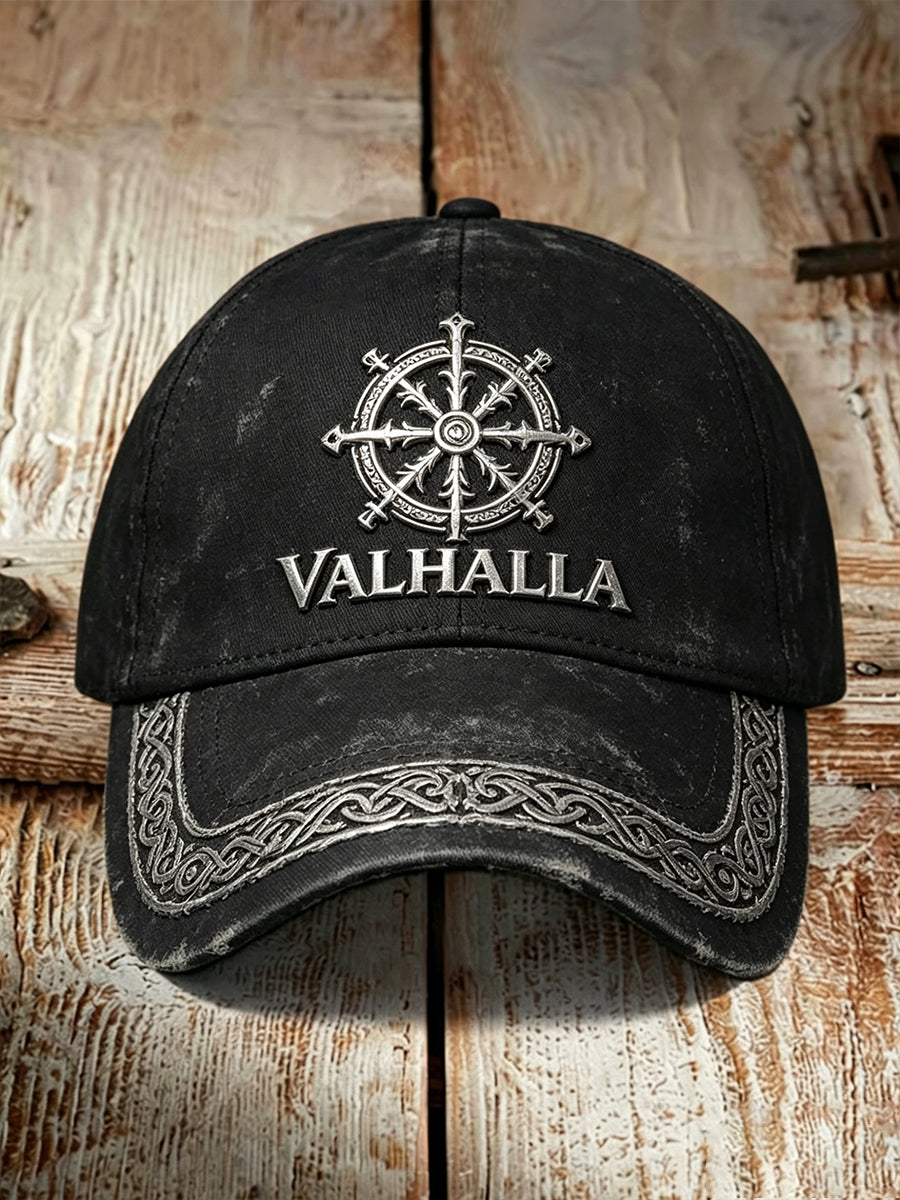 Vintage Viking-bedruckter Hut