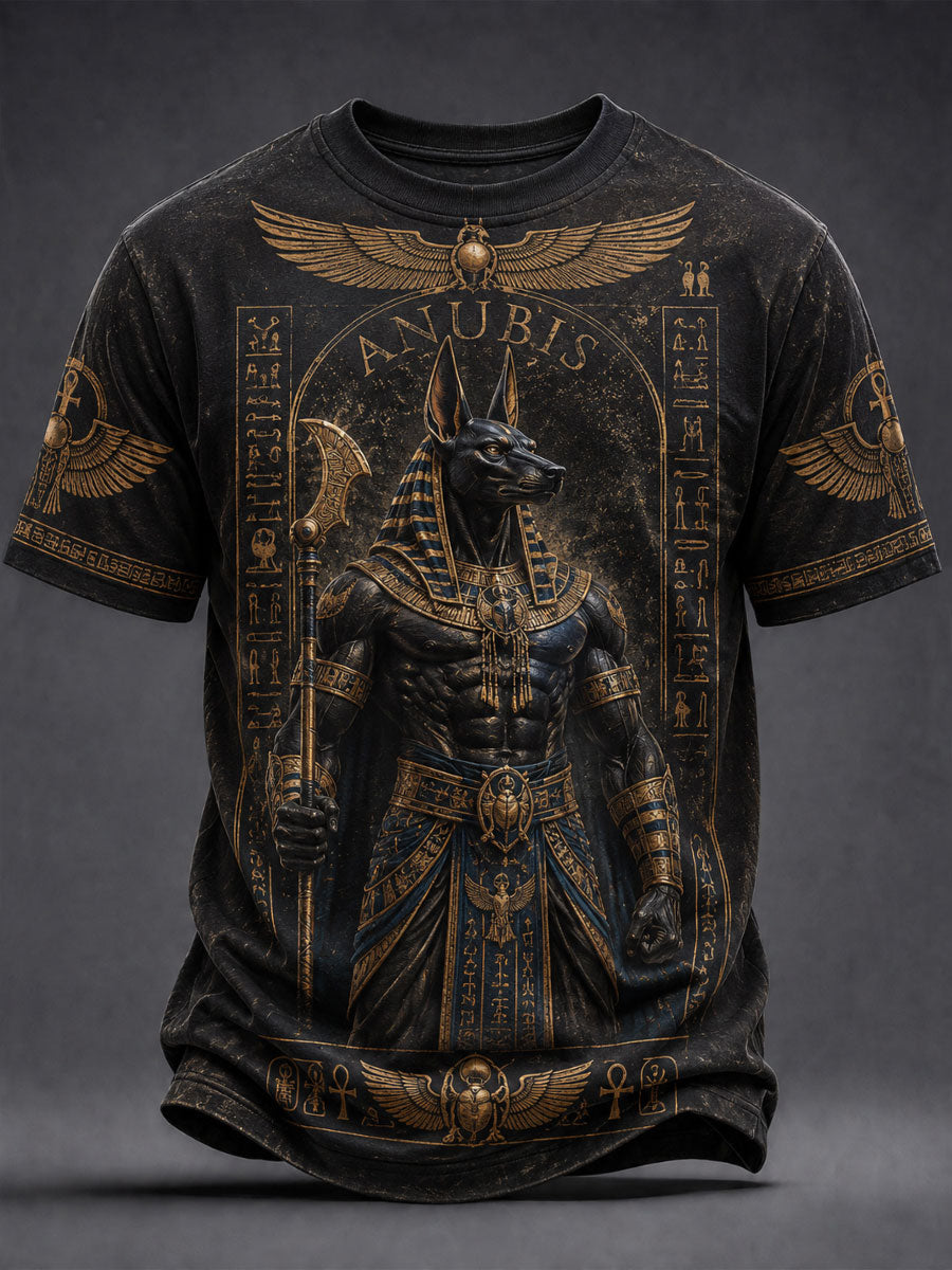 Anubis T-Shirts für Männer im alten Ägypten