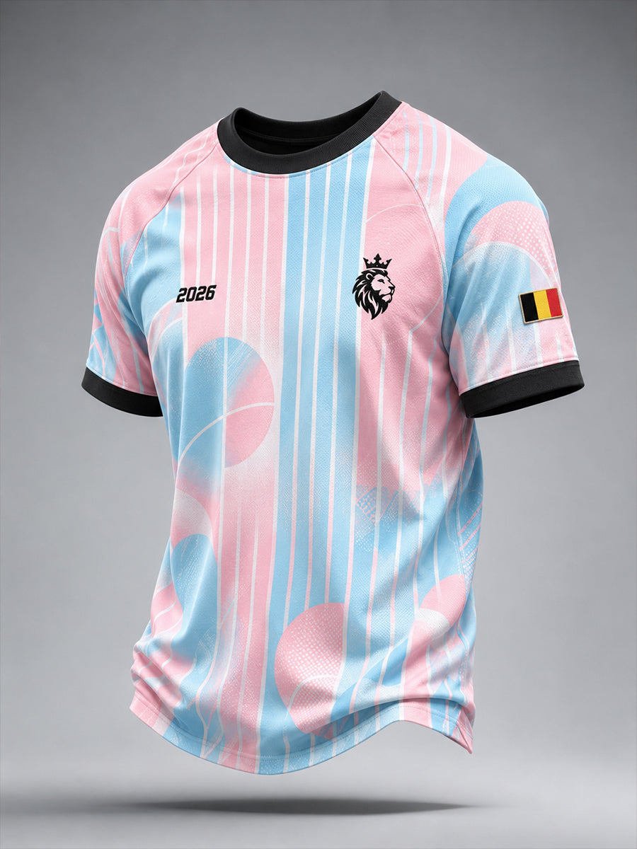 Herren-T-Shirt mit Fußballmotiv, Raglanärmeln und kurzen Ärmeln