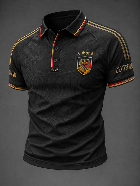 Herren-Fußballshirt mit Deutschland-Druck