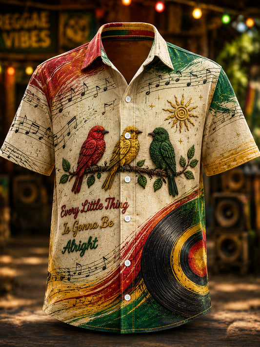 Klassisches Kunst hemd für Retro-Reggae-Musikfans
