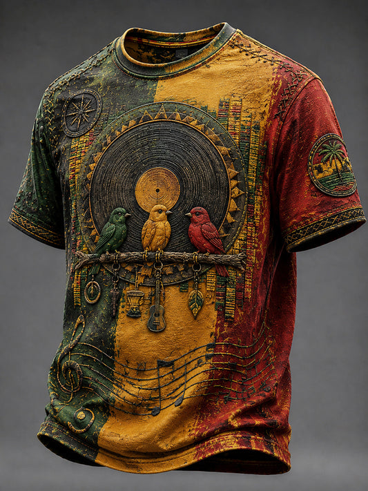 Lässiges T-Shirt für Retro Reggae Music Fans