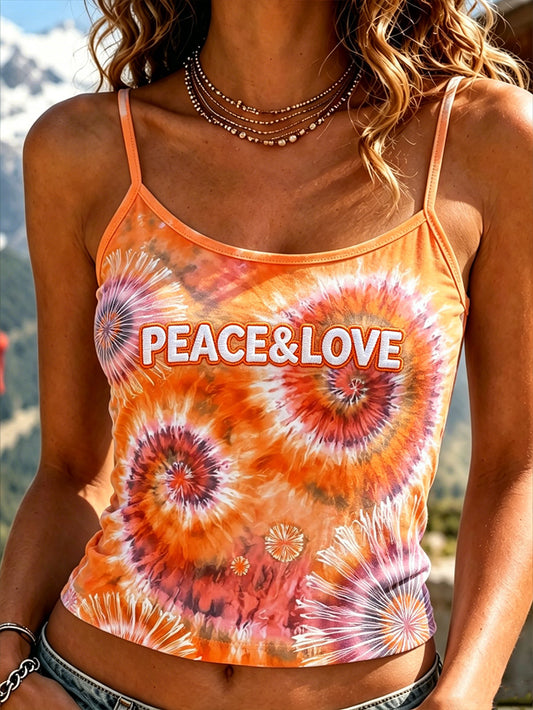 Damen-Hippie-Retro-Farbstoff-Freizeit weste