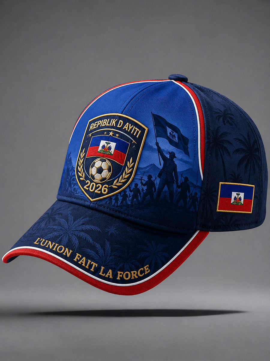 Haiti-Fußball-Unisex-Hüte