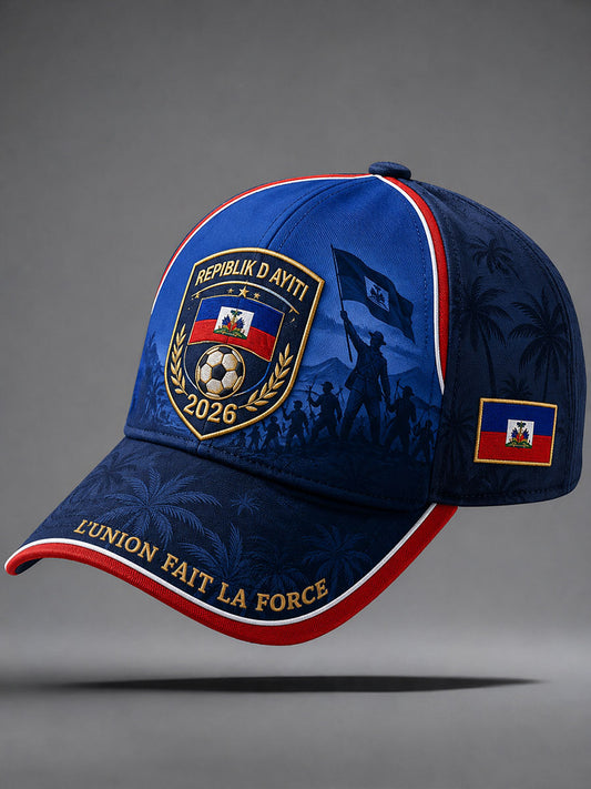 Haiti-Fußball-Unisex-Hüte