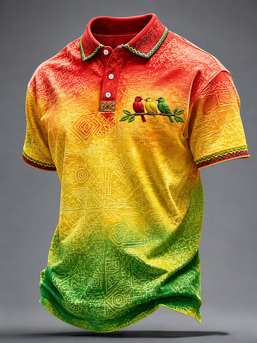 Herren jedes kleine Ding wird in Ordnung sein bedrucktes lässiges T-Shirt