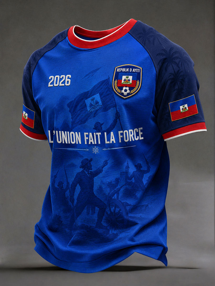 Herren 2026 Haiti Fußball T-Shirts