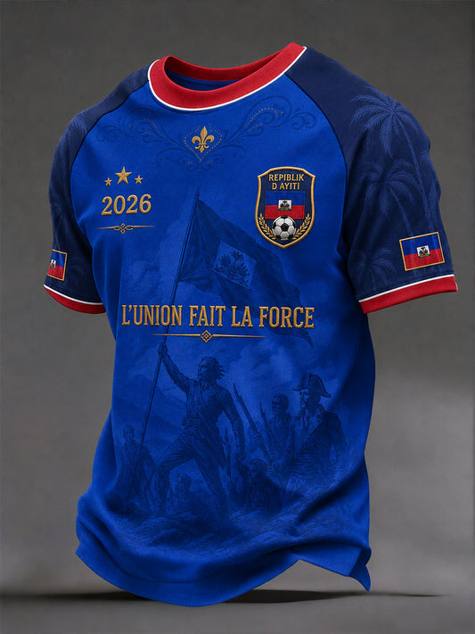 Herren-Fußball-T-Shirts von Haiti 2026