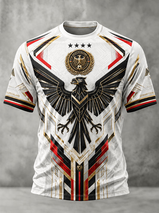 Herren-Fußballkurzarmshirt aus Deutschland