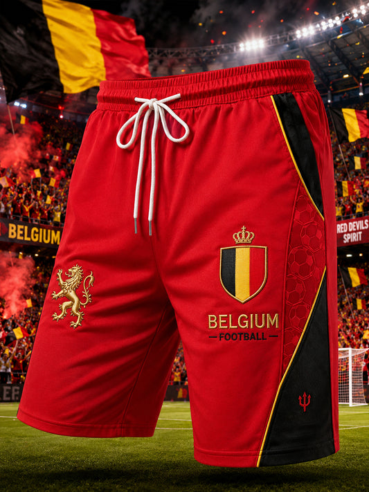 Herren-Fußball-Themen bedruckte Shorts