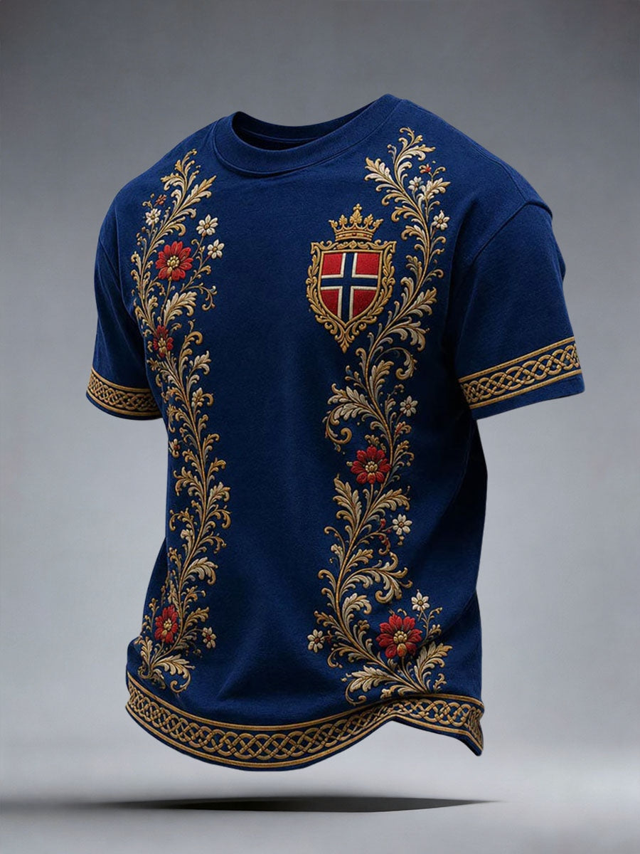 Herren-Norge-T-Shirt