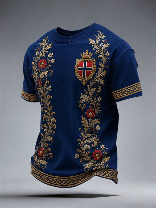 Herren-Norge-T-Shirt