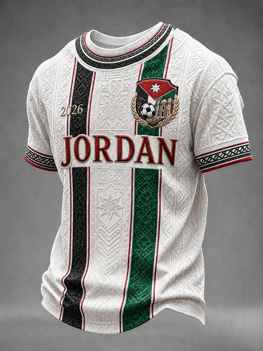 Herren-Jordan-Fußball-T-Shirt mit kurzen Ärmeln