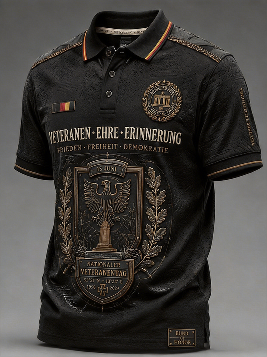 Herren-Deutschland-Trikot der Veteranen, Kurzarm