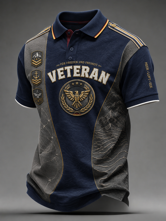 Herren-Deutschland-Trikot der Veteranen, Kurzarm
