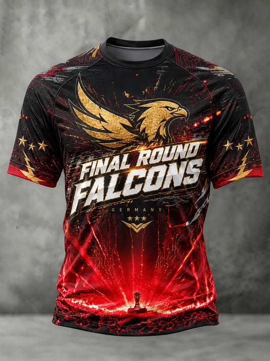 Herren-T-Shirt Deutschland Falcons mit kurzen Ärmeln