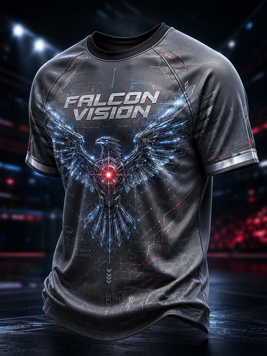 Herren-T-Shirt Deutschland Falcons mit kurzen Ärmeln