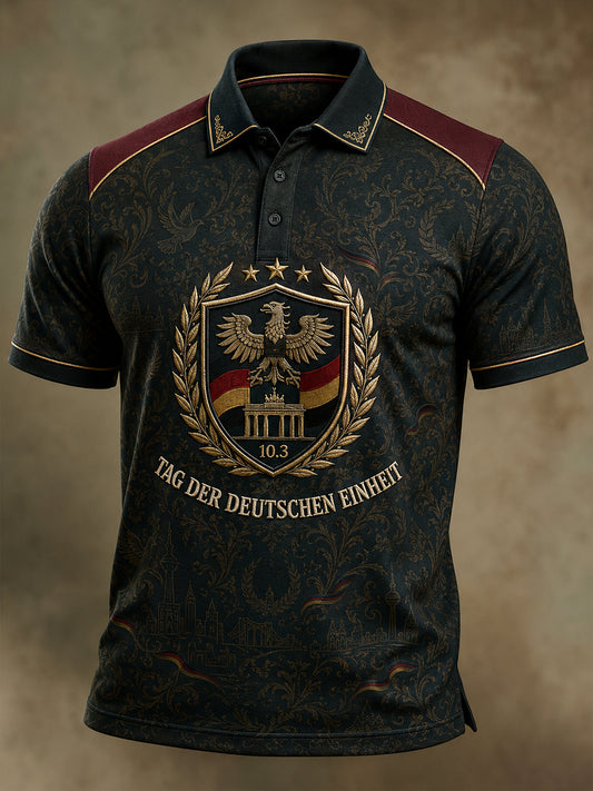 Herren-Tag Der Deutsche Einheit Kurzarm-Shirt