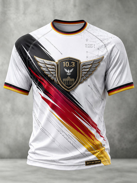 Herren-T-Shirt mit Kurzarm zum Tag der Deutschen Einheit