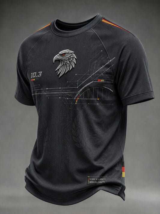 Herren-T-Shirt mit Kurzarm zum Tag der Deutschen Einheit