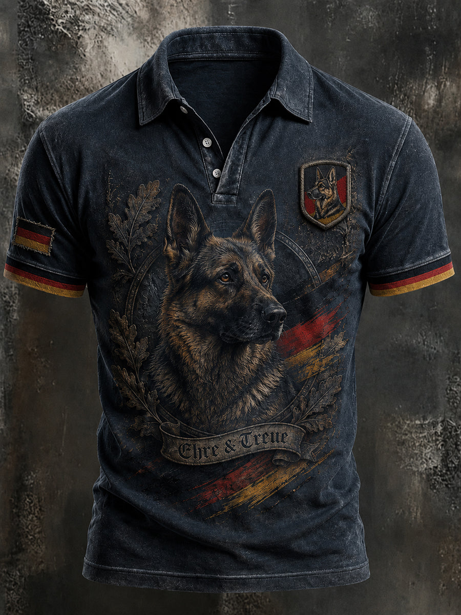 Herren Deutscher Schäferhund Liebhaber Print Shirt