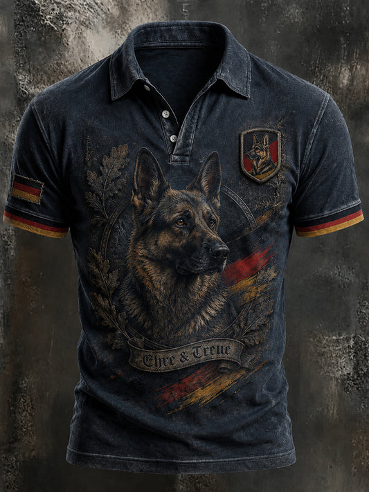 Herren Deutscher Schäferhund Liebhaber Print Shirt