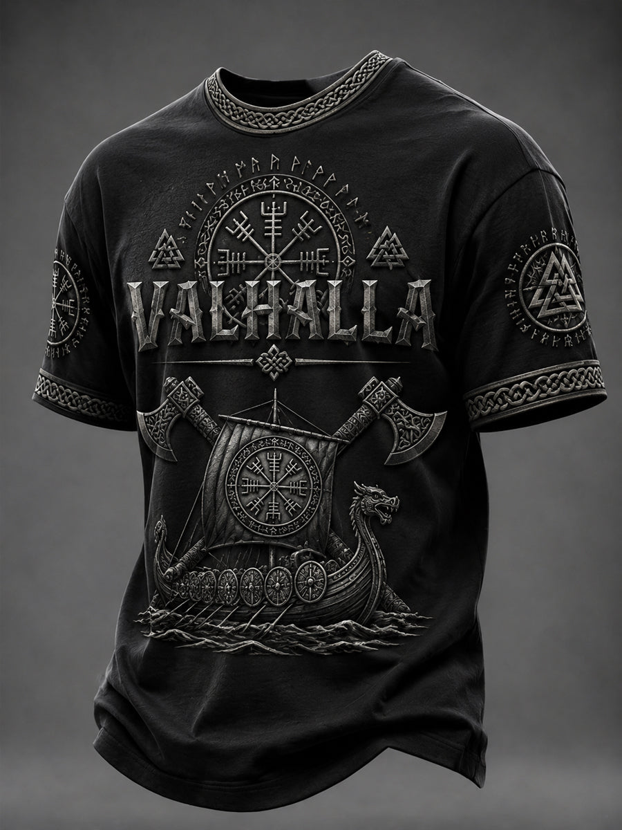 Bedrucktes Herren T-Shirt von Val halla