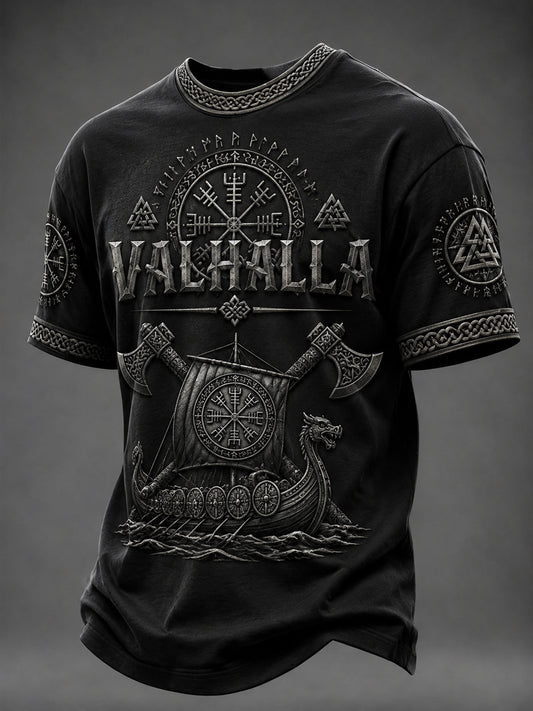 Bedrucktes Herren T-Shirt von Val halla