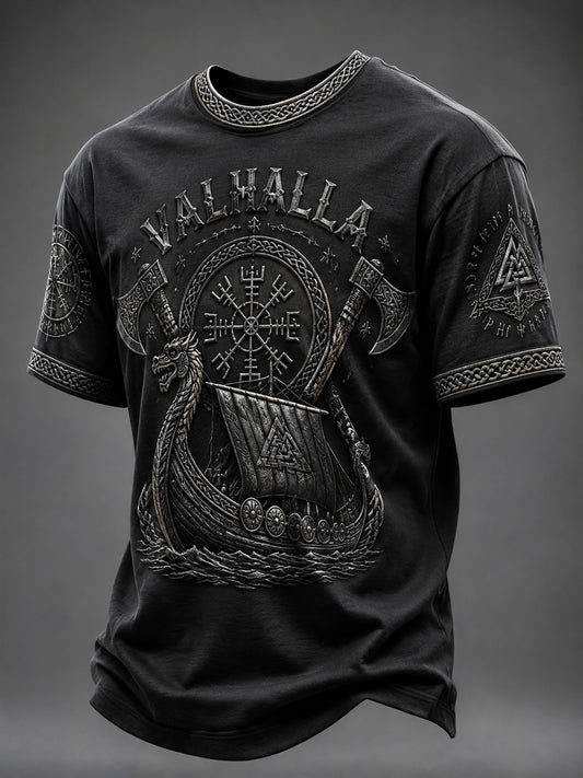 Herren-T-Shirt mit Valhalla-Print