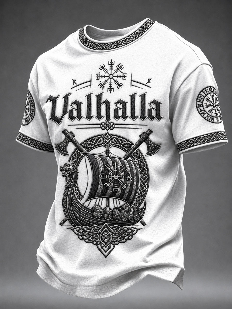 Herren-T-Shirt mit Valhalla-Print