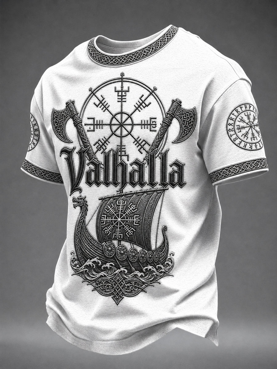 Herren-T-Shirt mit Valhalla-Print