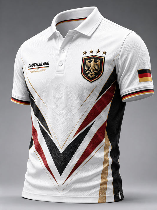 Herren-Fußballkurzarmshirt aus Deutschland