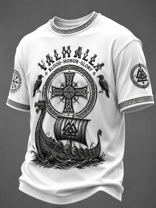Herren-T-Shirt mit Valhalla-Print