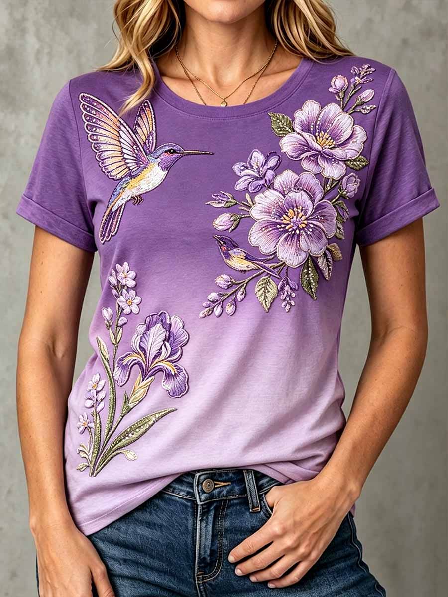 T-Shirt mit Aufdruck zur Sensibilisierung für die Alzheimer-Krankheit bei Frauen