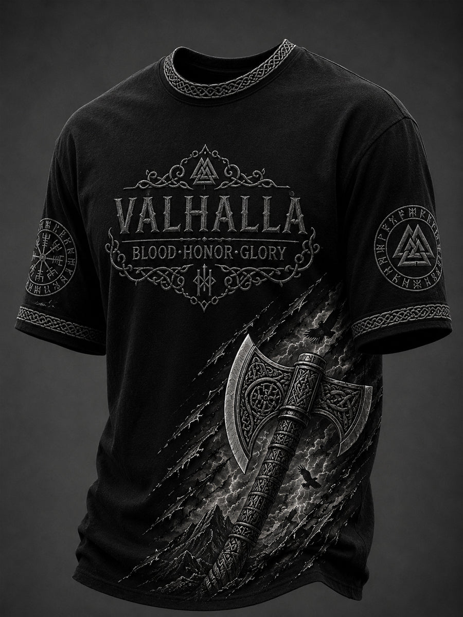 Herren-T-Shirt mit Valhalla-Print