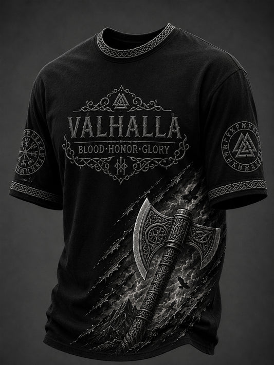 Herren-T-Shirt mit Valhalla-Print