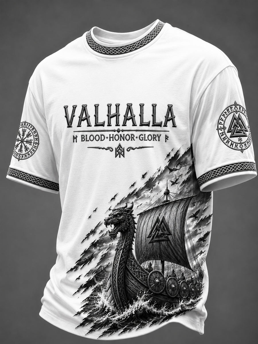 Herren-T-Shirt mit Valhalla-Print