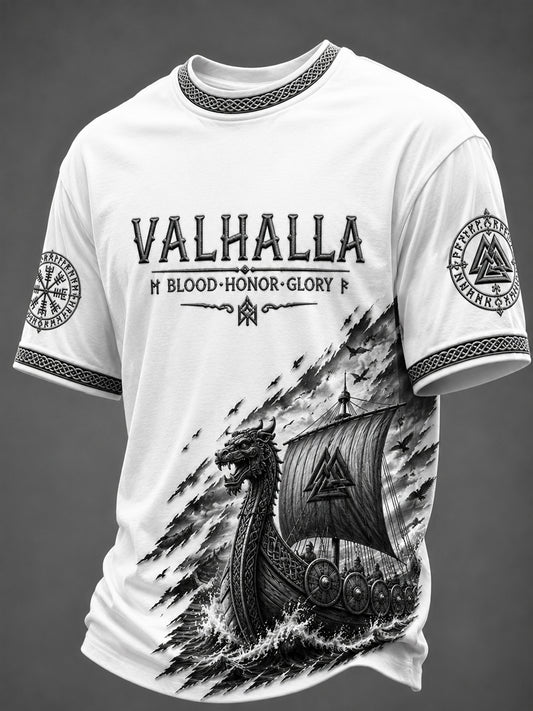 Herren-T-Shirt mit Valhalla-Print