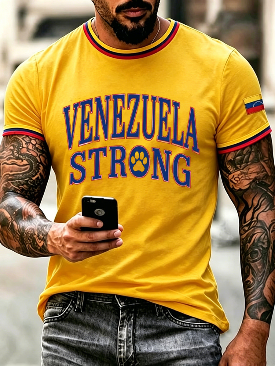 Männer Venezuela Held Hund Tsunami Patriotischer Hunde Liebhaber T-Shirt